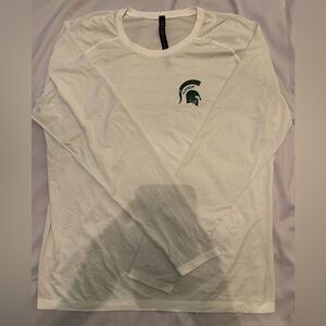 Mens Lululemon Long Sleeve Michigan State University Spartans Sz XXL, Brand New